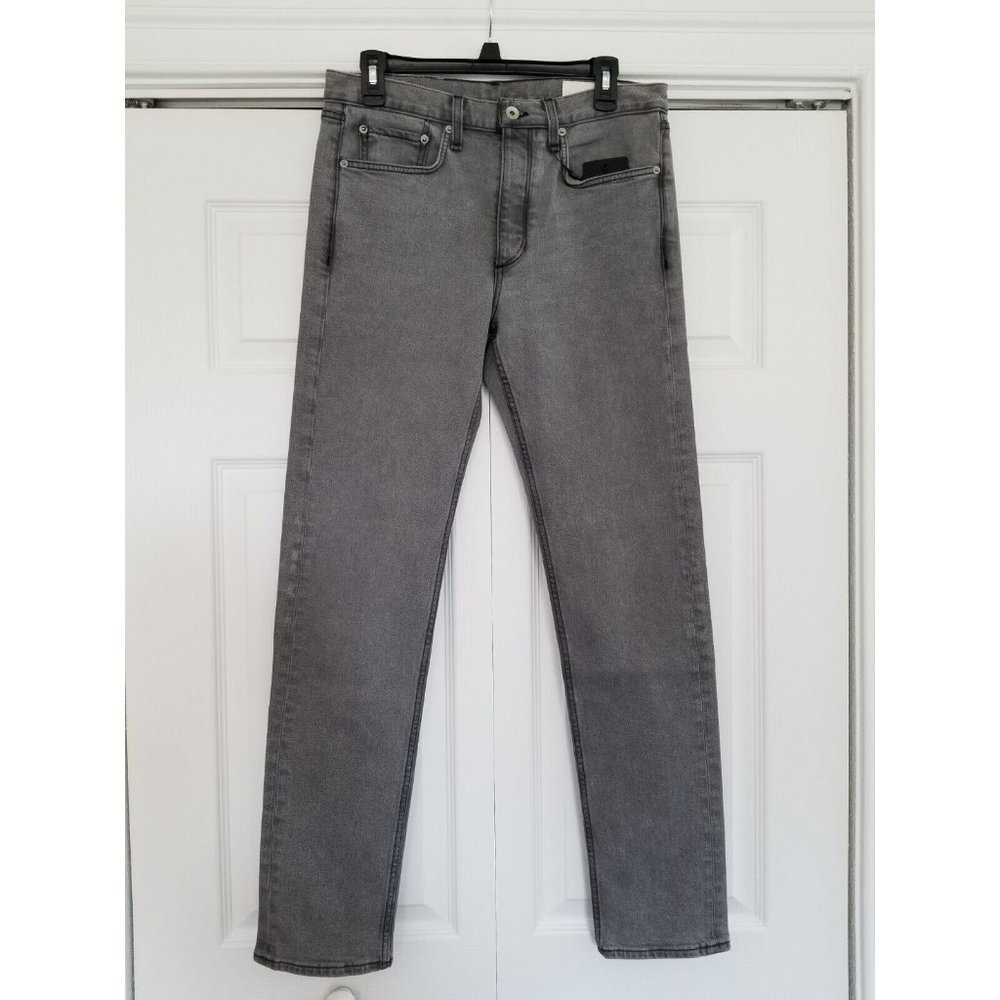 Rag & Bone Men's Greyson Fit 2 Slim Skinny Button-Fly Stretch Denim Jeans 34X30 - Picture 2 of 16